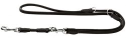 Leash Round & Soft Elk 8/100 – Elkskin black – 100cm/3.3′