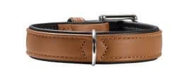 Collar Canadian Elk 40 – Elkskin cognac/Elkskin black – 29-35cm/11.4″-13.8″