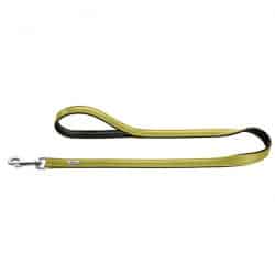 Leash Capri 15/110 – Nappa lime green/black – 110cm/3.6′