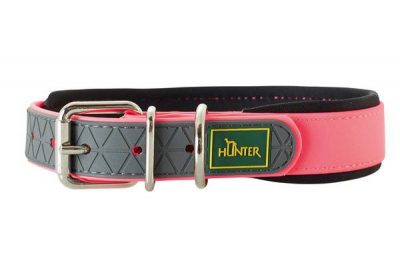 Collar Convenience Comfort, 40 - neon pink/soft neoprene - 27-35cm/10.6"-13.8"