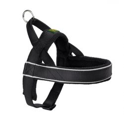 Norwegian Harness Racing XXL – Nylon black/fleece black – adjust. belly:82-105cm/32.3-41.3″