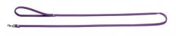 Leash nappa petit 8/140 nickel-plated – Nappa violet/Nappa violet – 140 cm/4.6′