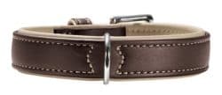 Collar Canadian Elk 55 – Elkleather brown/Elkleather beige – 42-48cm/16.5″-19″