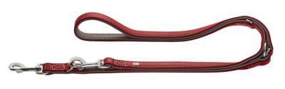 Leash Canadian Elk 20/100 - Elkskin chili/Elkskin mokka - 100cm/3.3'