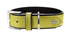 Collar Capri 50 – nappa lime green/black – 37-43cm/14.6″-16.9″