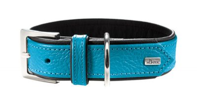 Collar Capri 55 - nappa petrol/black - 42-48cm/16.5"-19"