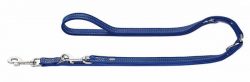 Training Leash Cannes, 20/200 – blue, leather – 200cm/6.6′