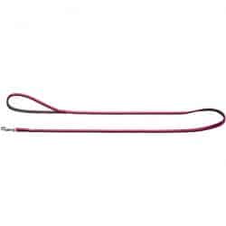 Leash Capri 20/100 – Nappa raspberry/black – 100cm/3.3′