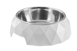 Melamine Feeding Bowl Kimberley 350 ml – white – 700ml/23.7oz