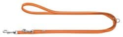Leash Cannes Mini, 11/200 – orange, leather – 200cm/6.6′
