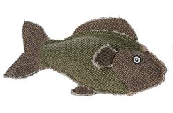 Dog Toy Canvas Maritime Fish – canvas – 11″ long