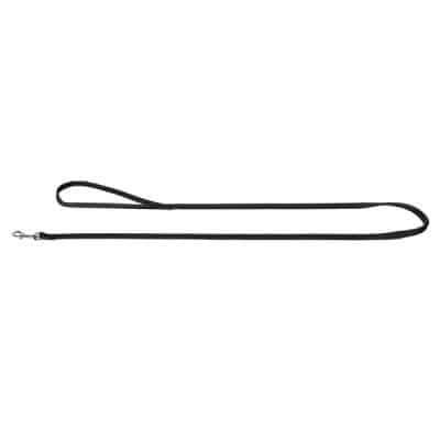 Leash Modern Art 11/110 - Faux Leather black/black - 110cm/3.6'