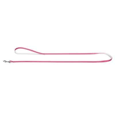 Leash Modern Art 11/110 - Faux Leather pink/white - 110cm/3.6'