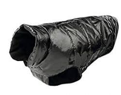 Dog Coat Tampere, 35 cm – black, quilted – 35cm/13.7″