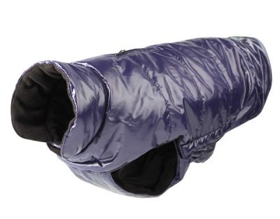 Dog Coat Tampere, 25 cm - plum, quilted - 25cm/9.8"