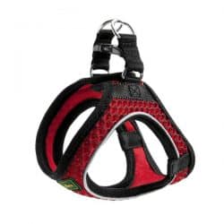 Harness Hilo Comfort XL – mesh, red with refl. bise – XL, neck18.9-21.6″, belly20.5-22.8″